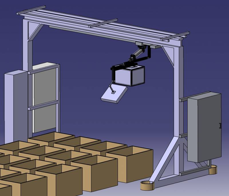 portique pour éclairage multispectral