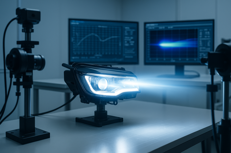 Solution d'éclairage à LED pour automobile avec mesure photométrique par VISO 